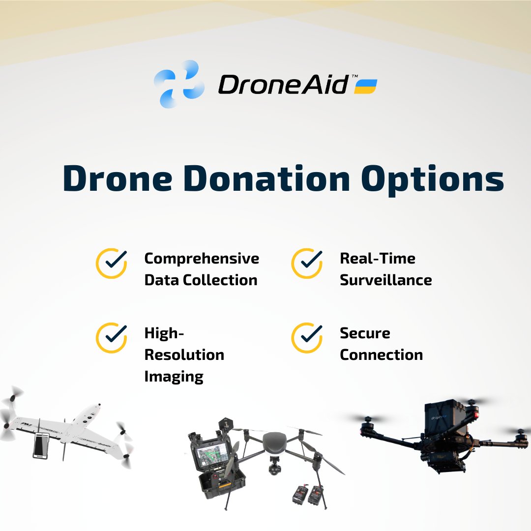 Drone_Aid's tweet photo. Every dollar you donate to @Drone_Aid supports @RevivedUkraine’s ongoing humanitarian aid efforts in #Ukraine. #DronesForGood #DroneAid

Every donation counts: https://t.co/AOQP28LJuW https://t.co/whVmr9mfcu