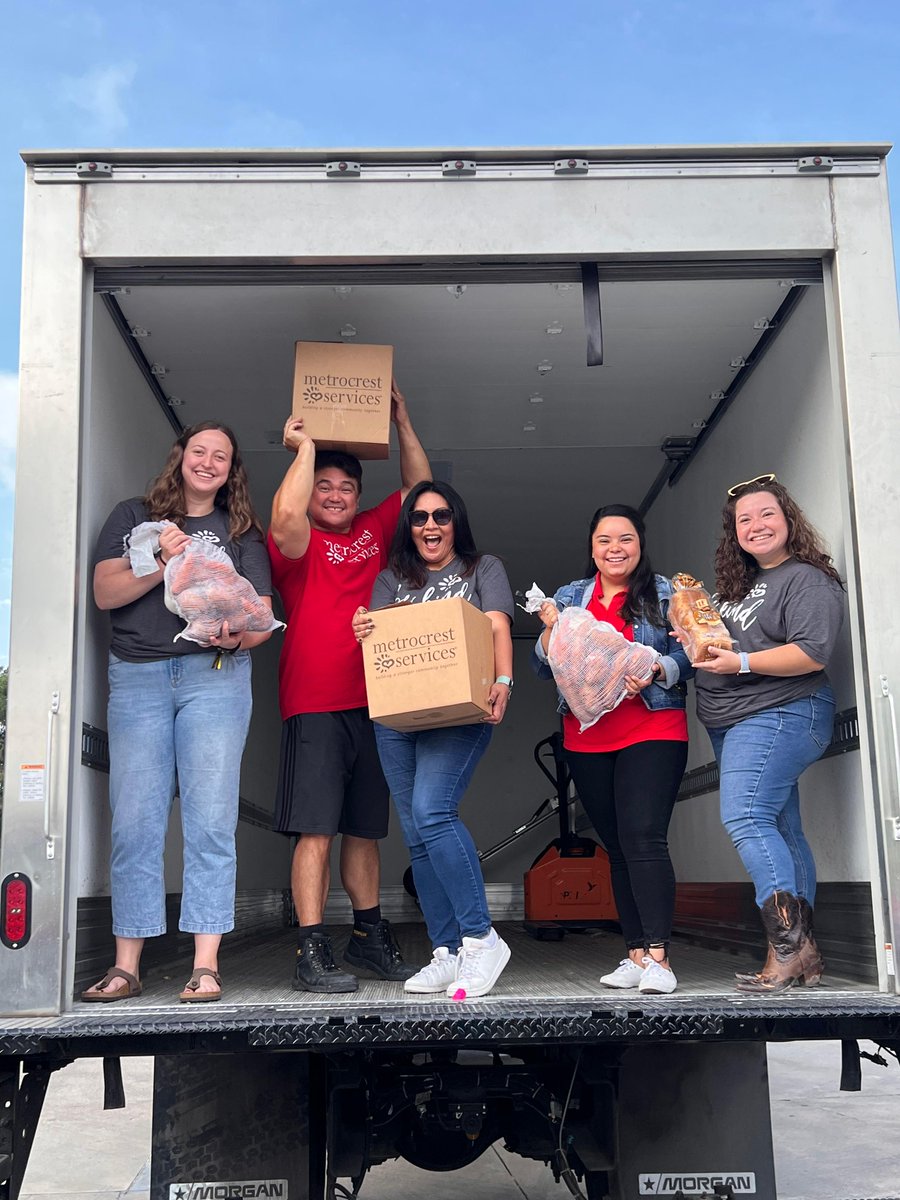 MetrocrestHelps's tweet photo. We couldn’t have a ribbon cutting without having some fun!! Check our sweet new ride and our staff celebrating the purchase of our new truck. We invite you to join the #RidetoEndHunger, helping us raise $26K to cover the entire cost of the truck- https://t.co/QM7wbVB10e https://t.co/z9bclWiLGO
