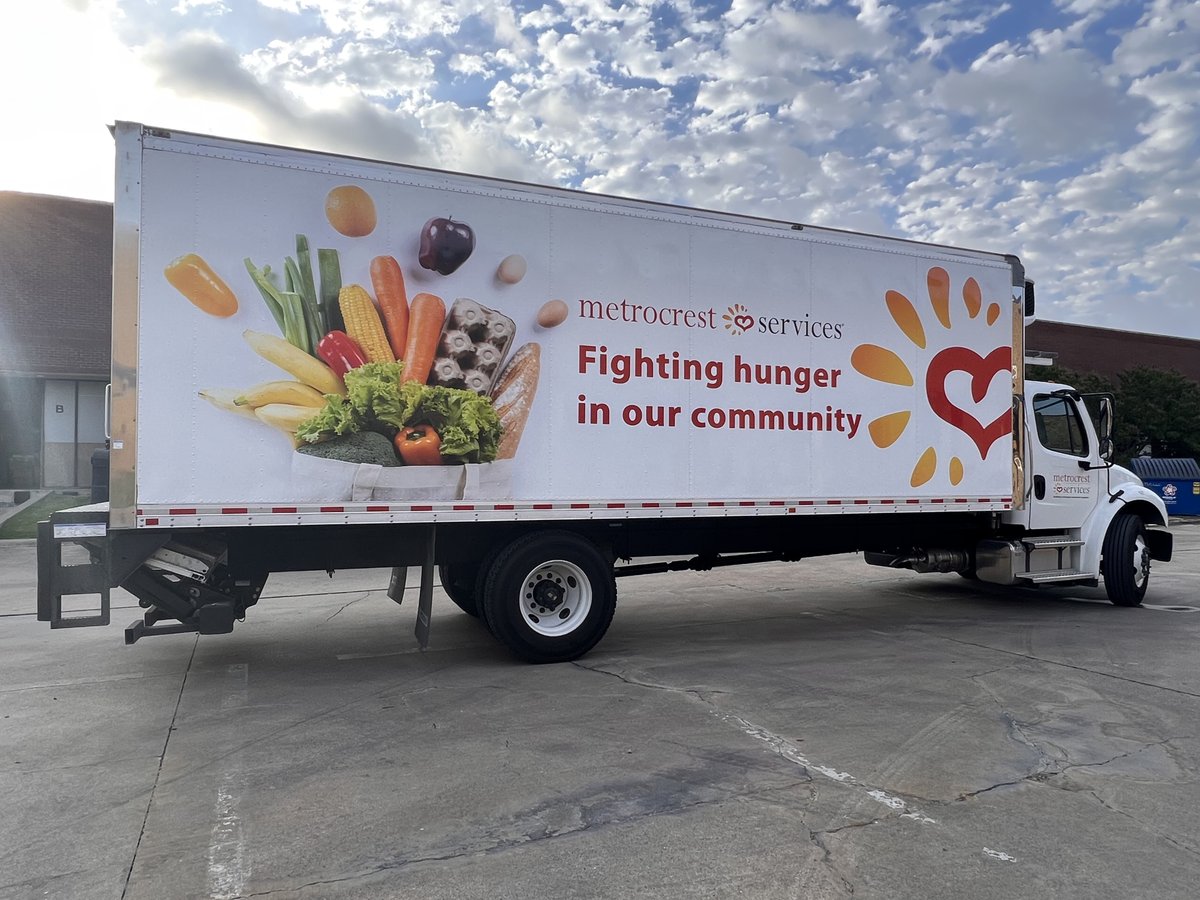 MetrocrestHelps's tweet photo. We couldn’t have a ribbon cutting without having some fun!! Check our sweet new ride and our staff celebrating the purchase of our new truck. We invite you to join the #RidetoEndHunger, helping us raise $26K to cover the entire cost of the truck- https://t.co/QM7wbVB10e https://t.co/z9bclWiLGO