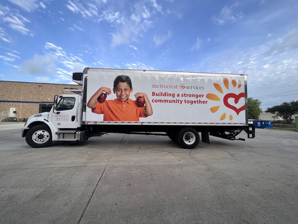MetrocrestHelps's tweet photo. We couldn’t have a ribbon cutting without having some fun!! Check our sweet new ride and our staff celebrating the purchase of our new truck. We invite you to join the #RidetoEndHunger, helping us raise $26K to cover the entire cost of the truck- https://t.co/QM7wbVB10e https://t.co/z9bclWiLGO