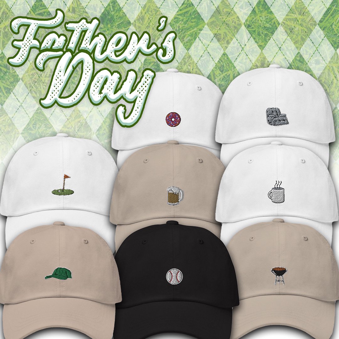 Big Cat on X: Added coffee and donut as well. The perfect Dad Hat  collection for Fathers Day    / X