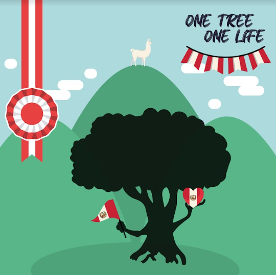 OneTree_OneLife's tweet photo. On June 7 of each year, Flag Day is celebrated in Peru where this project is from. On this day, we honor the heroes who gave their best, served so nobly, gave so much to preserve and defend all that we hold dear.

#NFT #NFTCommunity #trees #onetreeonelife #cryptocurrency https://t.co/hAZszZbq7P