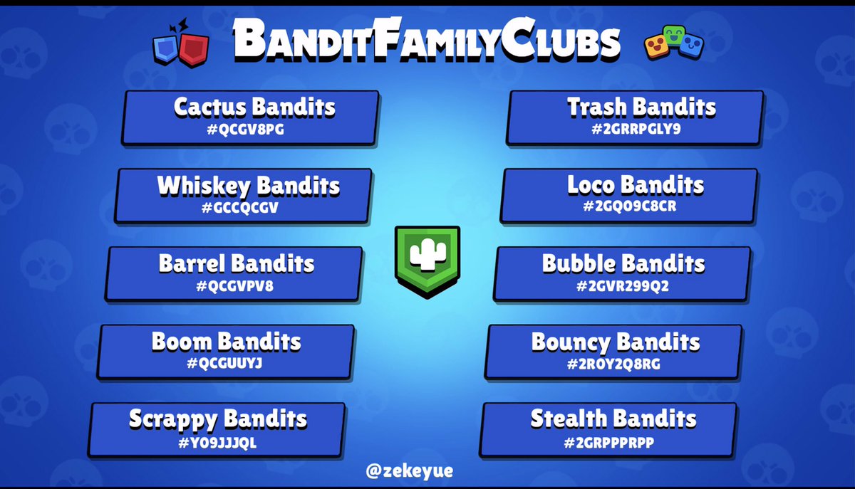 Check out our bands, all competitive league bands.  Stealth, Trash, Barrel, Loco, Bouncy, Boom and Bubble have space for active players.  Requirements 20k-29k a band to fit your gameplay, request in band and join us #BrawlStars