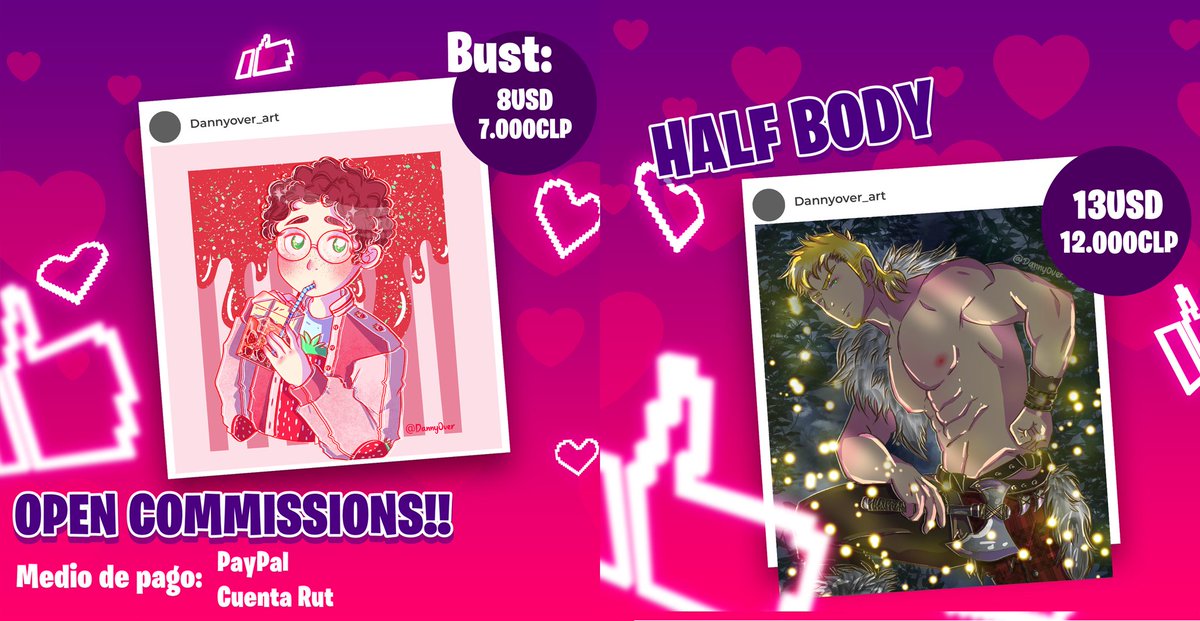 Dannyover4's tweet photo. I still have open commissions!! If you can't buy it, sharing would be very helpful ❤️

aun tengo comisiones abiertas !! si no se puede comprar ,compartiendo seria de mucha ayuda ❤️

#comissionsopen #fanarts #oc #digitalart #opencommissions #comisionesabiertas https://t.co/Z2XCsvnUNp