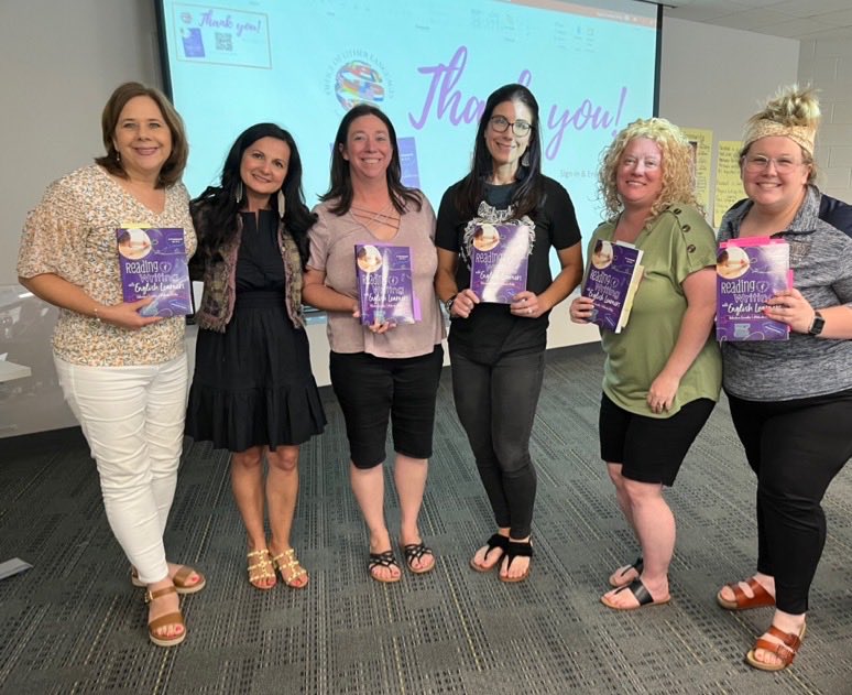 Summer learning at its best with this amazing group of TWE teachers inspired by Valentina Gonzalez! Katy OOL we will be ready for our emergent bilingual students!      ⁦<a href="/TWEHowl/">Tom Wilson Elementary</a>⁩ #twehowl #KatyOOL ⁦<a href="/ValentinaESL/">🌍 Dr. Vαℓєηтιηα Gσηzαℓєz ♥️🙌🏽</a>⁩