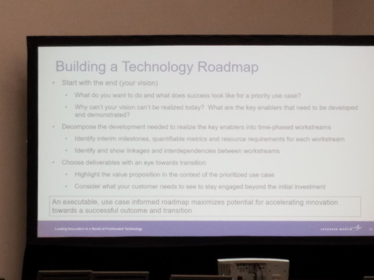 IEEE Women in Engineering Int'l Leadership Conf. (@wieilc) on Twitter photo Great lesson from <a href="/Valerie/">Valerie Jenkins</a> Browning from <a href="/LockheedMartin/">Lockheed Martin</a> on how to build a technology roadmap by starting with the end in mind. #innovation #transformation Great lesson from <a href="/Valerie/">Valerie Jenkins</a> Browning from <a href="/LockheedMartin/">Lockheed Martin</a> on how to build a technology roadmap by starting with the end in mind. #innovation #transformation