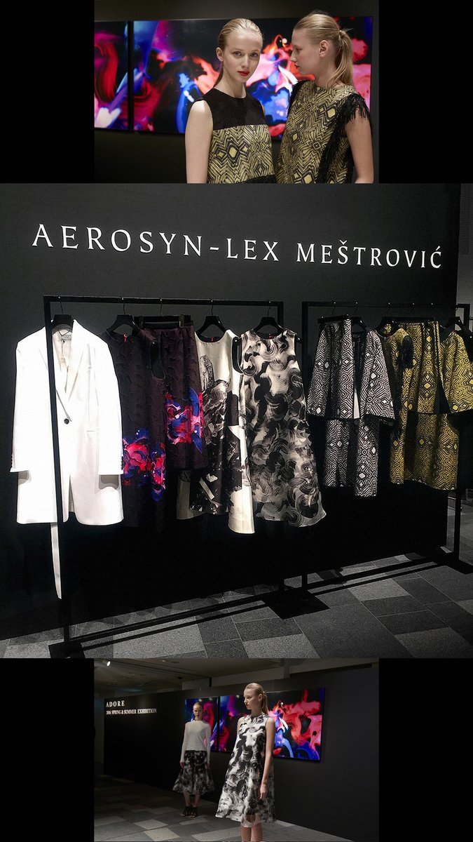 aerosynlex's tweet photo. Collection Previews in Tokyo for #ADORE https://t.co/l3pX80MyZ8