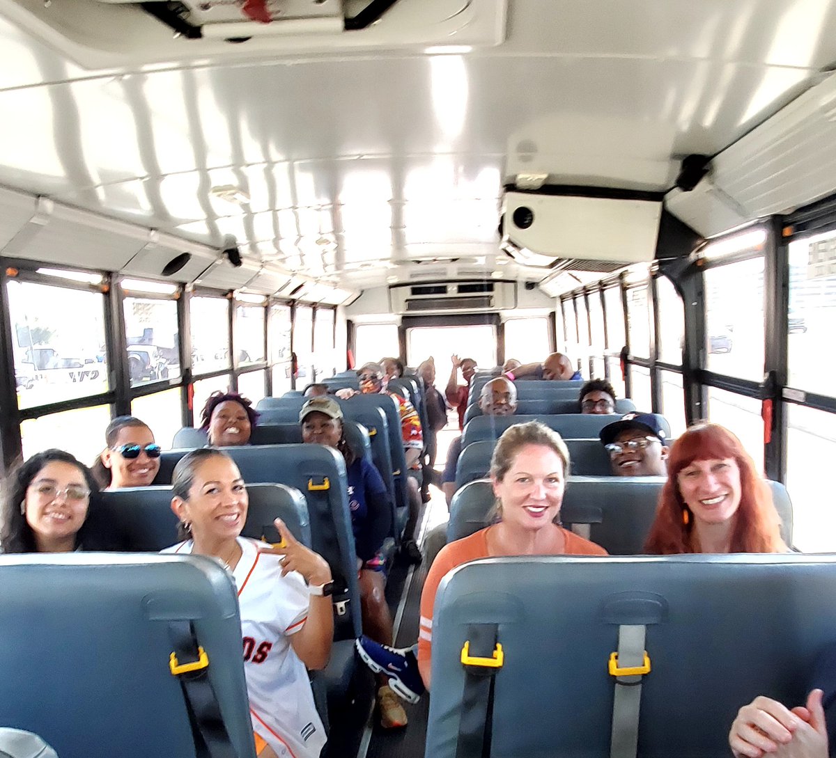 patricia_kassir's tweet photo. This #buscaptain is happy to join my @SBISD colleagues and cheer the @astros on. @MinuteMaidParks, here we come! @SBAI_SBISD @jennifer_blaine @MJenParker @JTP_Texas @chris_earnest21 @WAISSBISD @SpringWoodsHigh #CollectiveGreatness #Interstate10 https://t.co/YjXrZ1qsNT