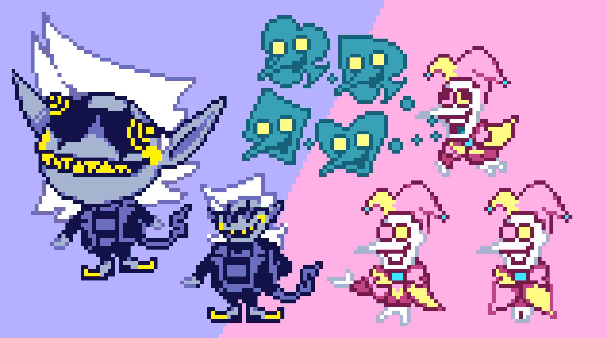 Deltarune chapter rewritten. Deltarune: chapter rewritten спрайты. Джанкиль арт дельтарун. Scampton the great. Джанкил нео дельтарун.