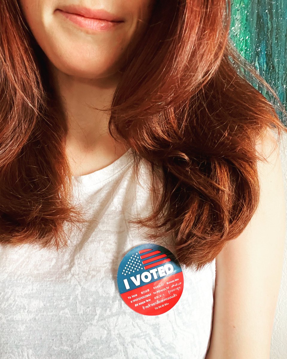 Since it is tradition to make my obligatory #ivoted sticker post, who am I to break with tradition 🤷🏻‍♀️ LA- there’s still time to #vote if you haven’t already! #cantbitchifyoudontvote