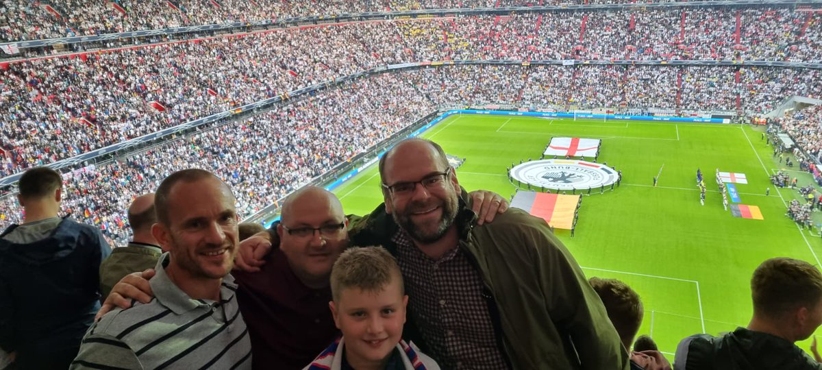 nick_murrell's tweet photo. Tonight's entertainment came from the #AllianzArena
#EFOT
#FollowEnglandAway
#GERENG https://t.co/jV74hMOrrn