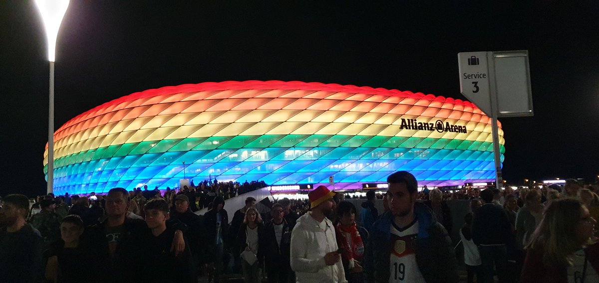 nick_murrell's tweet photo. Tonight's entertainment came from the #AllianzArena
#EFOT
#FollowEnglandAway
#GERENG https://t.co/jV74hMOrrn