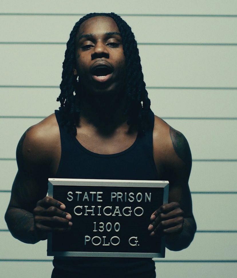 polo g without a shirt