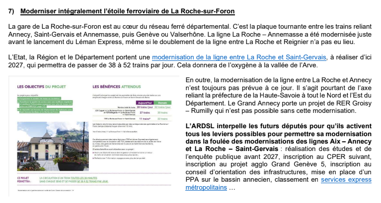 assoARDSL's tweet photo. @SNCFReseau @aixlesbainsfr @LeLyonTurin @rersudleman @Dep_74 @valaiswallis @RTSinfo @LeTemps @lenouvelliste @CyrilPellevat @CCPEVA @benoitgingolais @bgingolais @canal9valais @GPflieger @rhonefm @radiochablais @bav_oft_uft @evian_ville Proposition 7 : Moderniser intégralement l'étoile ferroviaire de @villedelaroche #Annecy #Pringy #Groisy #SaintPierreenFaucigny #Bonnevville #Marignier #Cluses #Magland #Sallanches #SaintGervais https://t.co/X8EZ0VPvII
