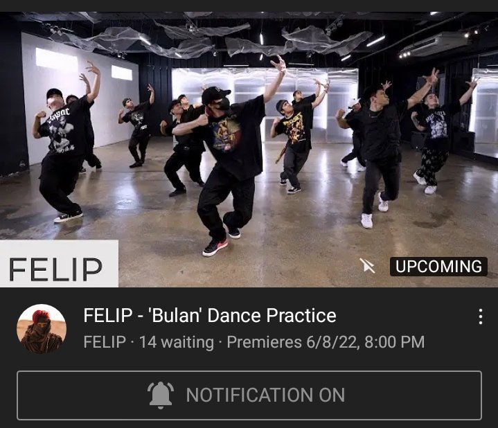 felipethereal's tweet photo. *clicks 'notify me'

*stays up until Bulan dance practice video premieres

Stream #FELIP_Bulan , latest single of @felipsuperior #FELIP in all music platforms https://t.co/MpPqTM7MjX