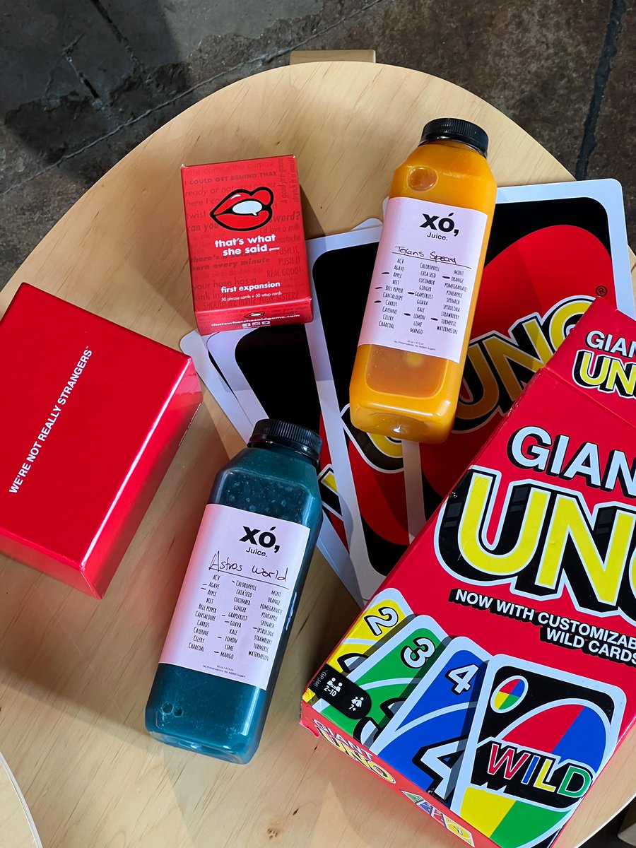 Games and juice! 🎮🕹️👾
Come visit us in store today, doors close at 6pm! 

Available now on Uber Eats! 🚘
3407 montrose blvd B2, 77006
xojuice.com

#juice #juicefast #juicefasting #juicecleanse #juicebar #vegan #houston #houstoneats #blackowned #womanowned