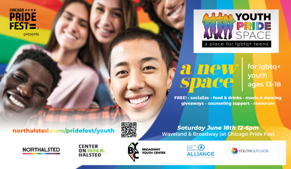 howardbrownhc's tweet photo. We’re excited to have a brand new space for LGBTQ+ youth at this year’s Chicago Pride Fest! It’s free to attend for LGBTQ+ youth, ages 13 – 18 on Saturday, June 18, noon to 6 p.m.
#PrideFest #2022Pride #ChicagoPride #PrideFest2022 #LGBTQYouth https://t.co/Do7K98Zs4j