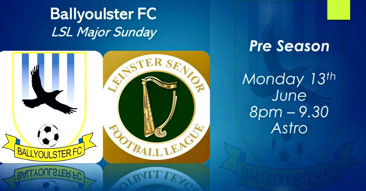BallyoulsterAfc's tweet photo. Hard work starts monday… https://t.co/4M7DgOzOqP