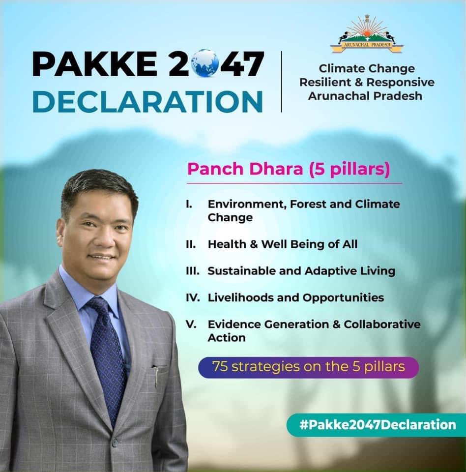 ArunachalCMO's tweet photo. #PakkeDeclaration
It is evident that climate change impacts vulnerable and marginalised the most. The 5th theme of 'PanchDhara', Evidence Generation and Collaborative Action, focusses on equitable gender roles & responsibilities in climate resilience and protecting them. https://t.co/tarqO33qIB