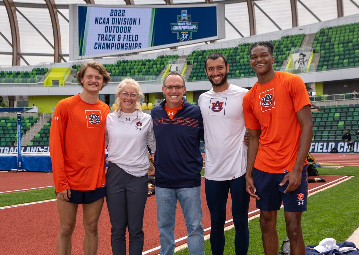 AuburnTFXC's tweet photo. Tigers take TrackTown 😎

#WarEagle https://t.co/MFwyja1ZiC