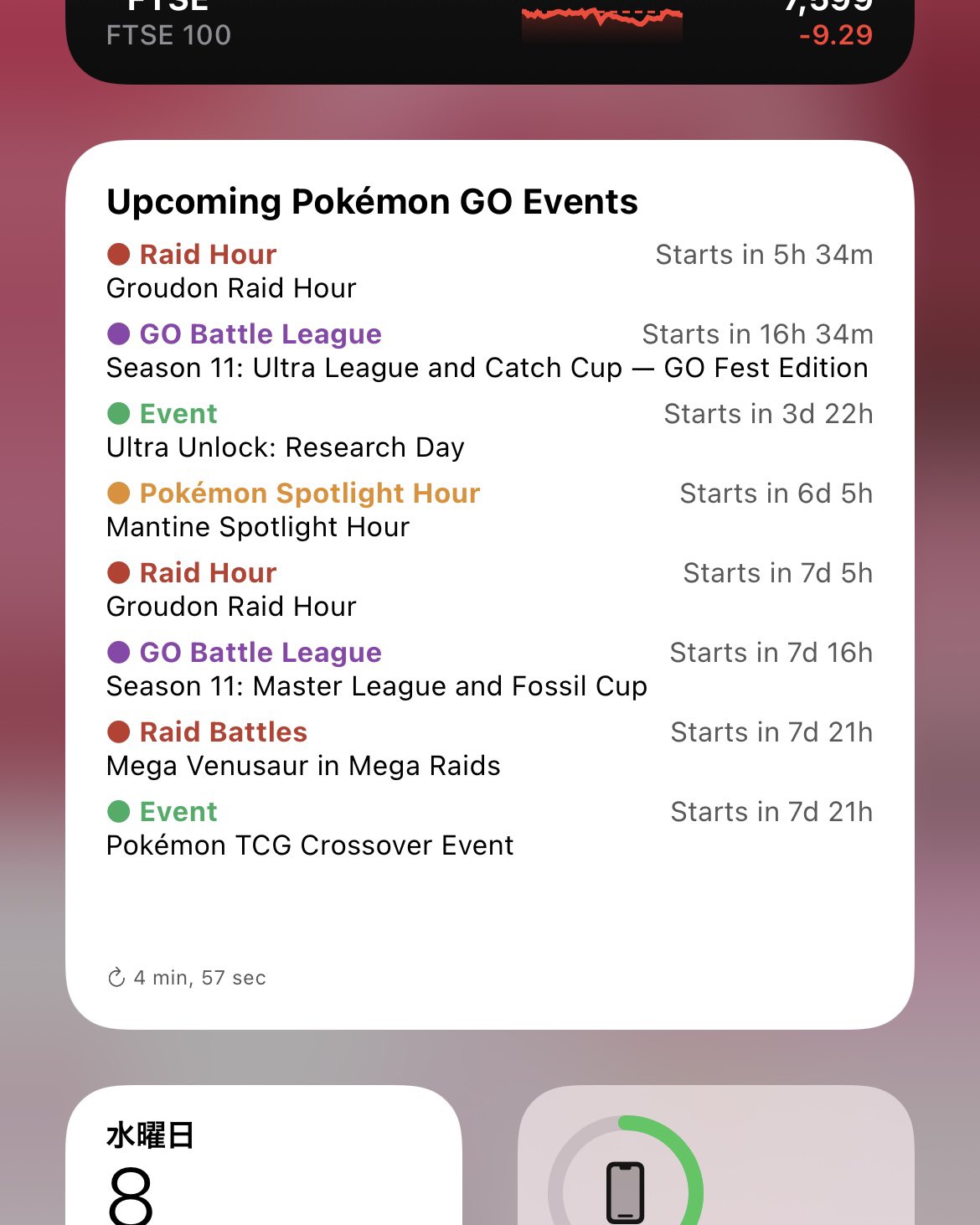 Moex ポケgoの近日開催イベントを一覧できる神ウィジェット レディットで紹介されてたので早速入れてみました かなり便利かも 入れ方と説明 T Co 1vnuh2qcjh 英語 ポケモンgo T Co Lf5unoqnjm Twitter