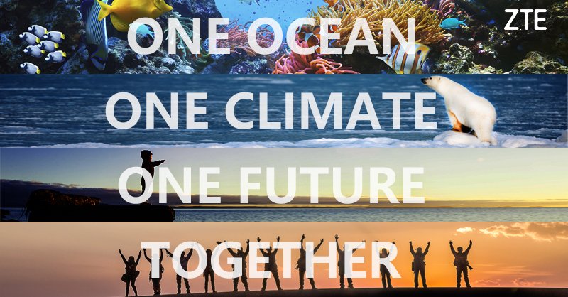 🌊#WorldOceansDay & every day - One Ocean, One Climate, One Future. Together! 💪#OceanClimateChange #30x30 

To tackle #ClimateChange, ZTE promotes green development and works with partners to boost high-quality marine economic growth. #ZTE #5G bit.ly/3NqurvX