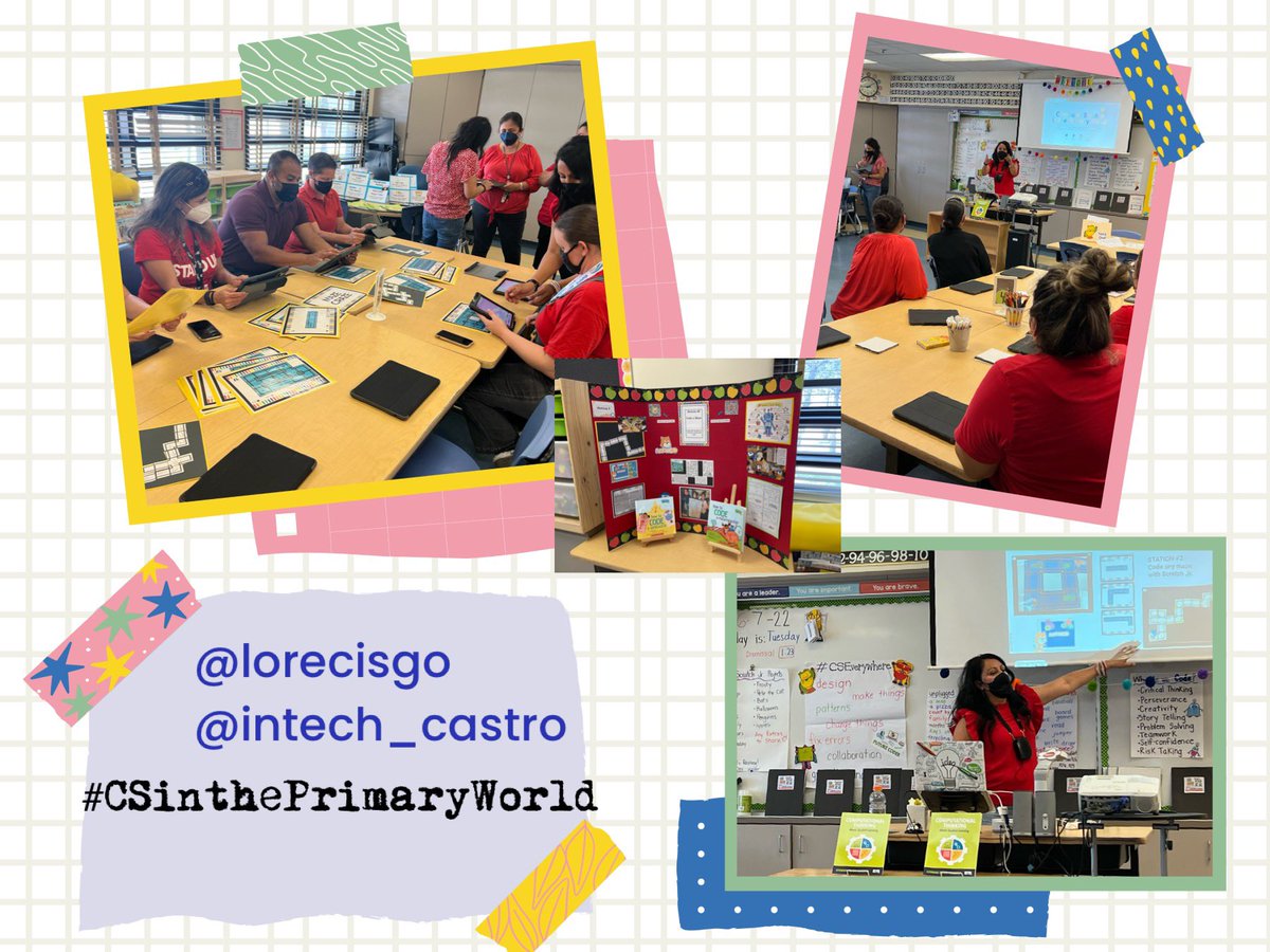 #CSinthePrimaryWorld #MaywoodElementary @DashanddotNL @ScratchJr @Seesaw @CSforCA @ITI_LAUSD @lausdLDE   #sharingKnowledge, #sharingResources, #sharingEvidence with colleagues at our site👩🏻‍💻#CSMagnetSTEM