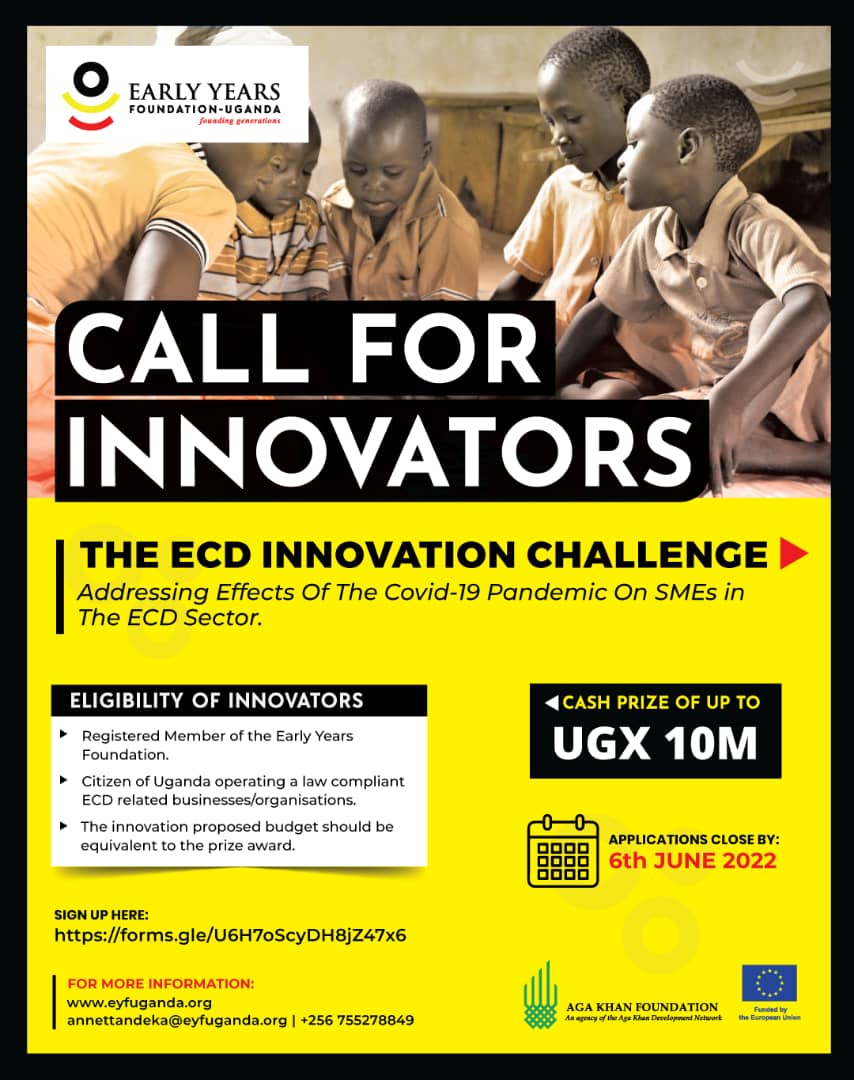 celesgroup's tweet photo. Hello...Hello..🤗🤗🤗 dear ECD practitioner you still have a chance to participate in the #InnovationChallenge.

The #DeadlineExtension to 9th June, 2022 works to your advantage.

10 million shillings could be yours if you apply now.

click the link below

https://t.co/WJmZtqZgCY https://t.co/u5jZ7wRXqU