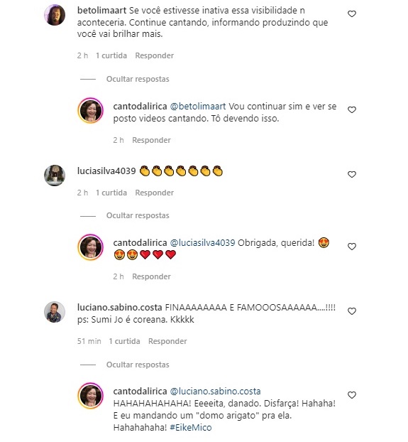 canto_dali's tweet photo. Gente, como vcs devem ter percebido, eu deletei o vídeo do Reels e coloquei de novo pq deu um errinho chato, mas agora, corrigi, entretanto, recebi muitas mensagens lindas de apoio e, por isso, printei tudo e estou postando pq seria uma indelicadeza de minha parte "me desfazer" https://t.co/8WJEL1VlYw