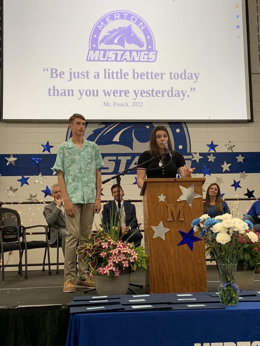 These two kept us laughing tonight! Couldn’t have had better hosts!#mertonint
