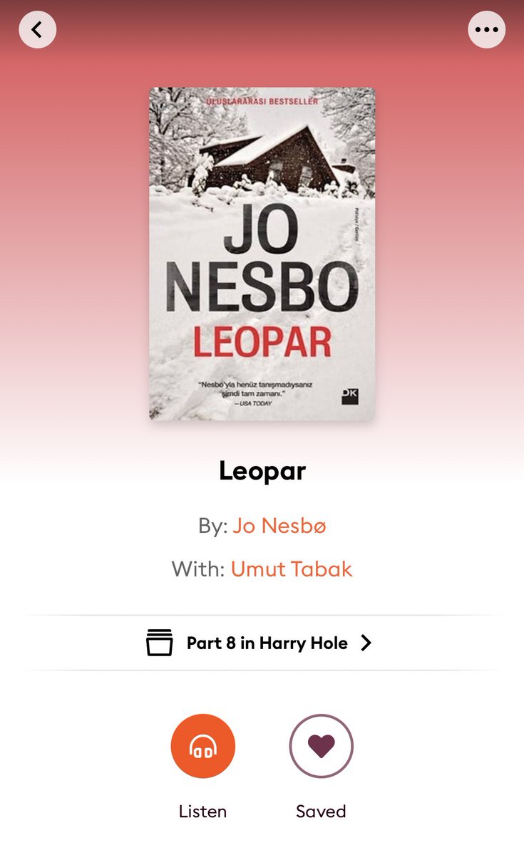 furioustoday's tweet photo. Kelimenin sonunda kibritle sigara yakma sesi çıkartmak mı? 😍 Bu seslendirme kaçmaz @almanlisesi79D #storytel #nesbo #leopar https://t.co/ihVmCO749R