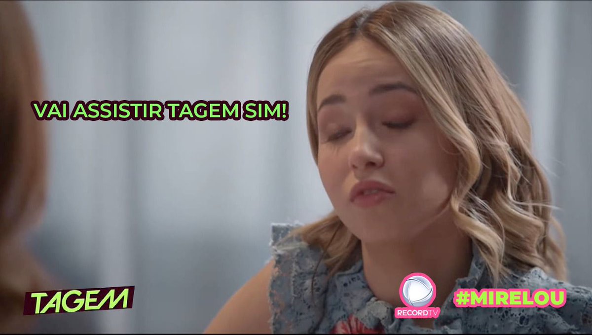 Karinagomeslive's tweet photo. Bora assistir meu povo! #MIRELOU #EstreiaTAGEM https://t.co/5XvZOVFyqw