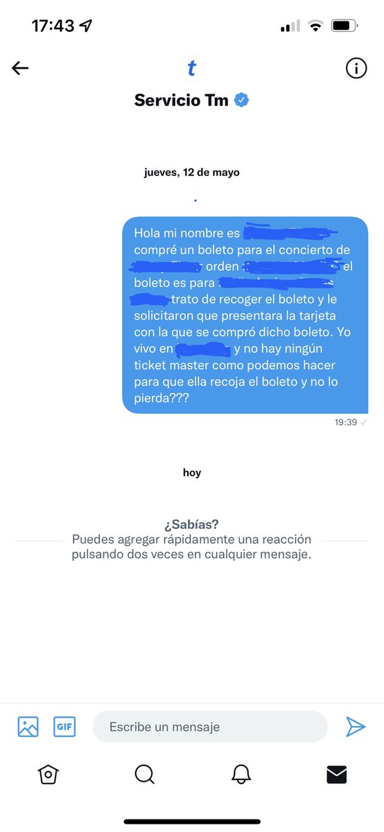 xavistool's tweet photo. @ServicioTM a casi un mes y siguen sin contestar. Pésimo servicio https://t.co/W022TDcyzJ