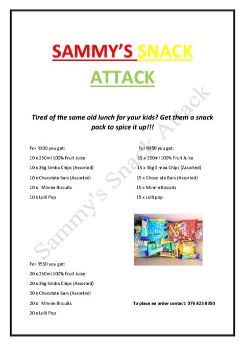 SammySaneh's tweet photo. If you are around Durban please support my hustle🙏

To make an order you can call or whatsapp 0768258350 
#MadeStrong https://t.co/rkbzFfULcZ