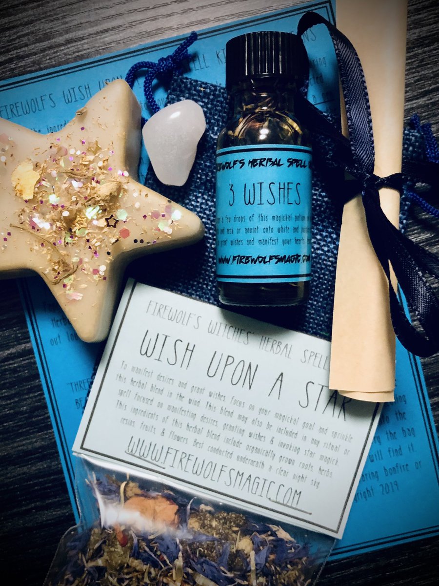 KyleBLeite's tweet photo. Check out our Limited Edition Wish Upon a Star Spell Kit!
https://t.co/wtYMEGfpzT
Also available @ebay https://t.co/m4MH86ZvoC #eBay #handmademagick #witchcraft #witch #magick https://t.co/ShKPJZwbJB