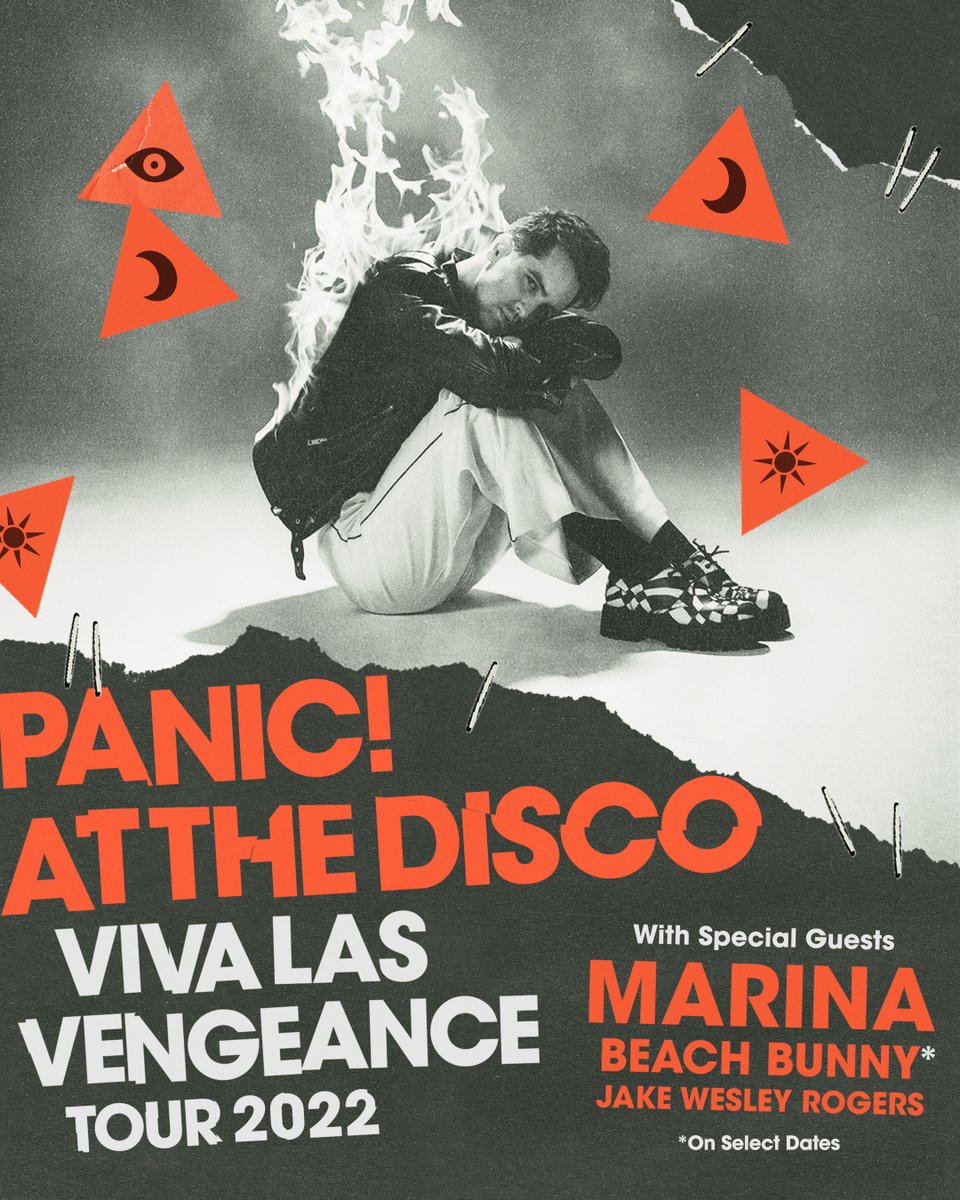 PanicAtTheDisco's tweet photo. Y'all know what tomorrow is 🙌🏼 Tickets for the US &amp; Canada Viva Las Vengeance Tour go on sale at 10am local https://t.co/gypUMQEF2M https://t.co/Db5QBYMjnF