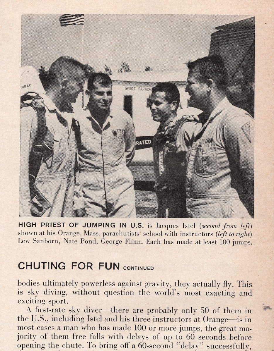 Ground__Rush's tweet photo. Life magazine article from 1959.  Legends.

#skydiving #freefall #documentary https://t.co/ohcUZzufb0
