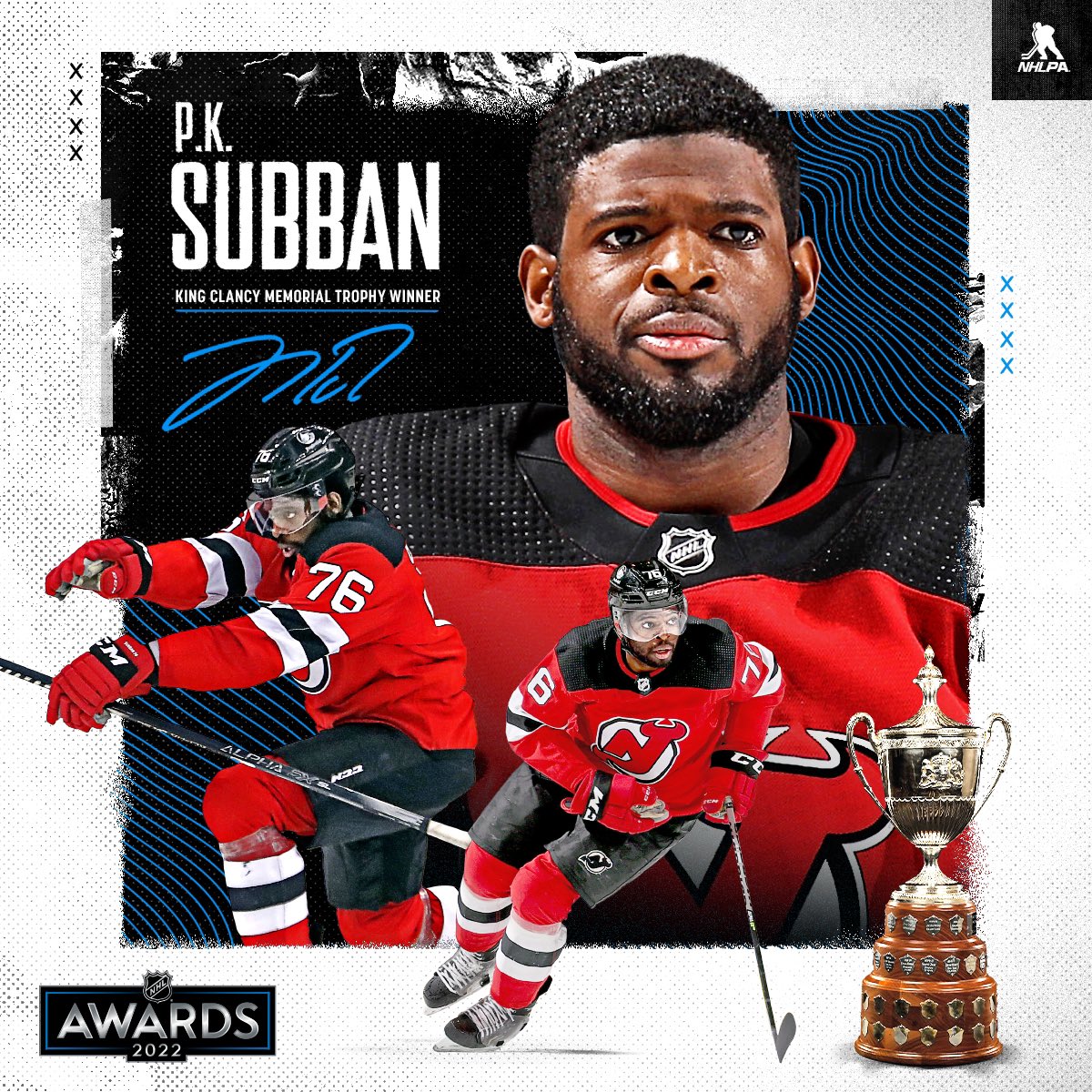 NHL New Jersey Devils - P. K. Subban Poster 