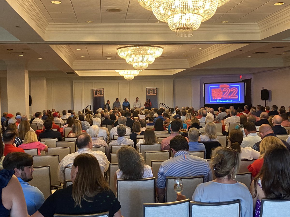 paris_buchanan's tweet photo. Great crowd tonight in Jackson! Thanks to all the Rebs for coming out tonight.
#RRT22 | #HottyToddy https://t.co/mGAcmAC6LA
