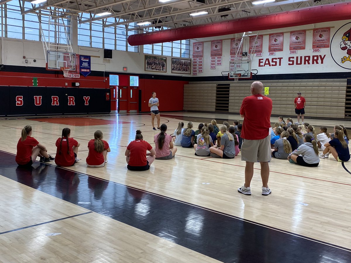 ES_Wbball's tweet photo. Another great morning at camp! Everyone was excited to see @dasialambert14 again! https://t.co/b6VJ5QDGhD