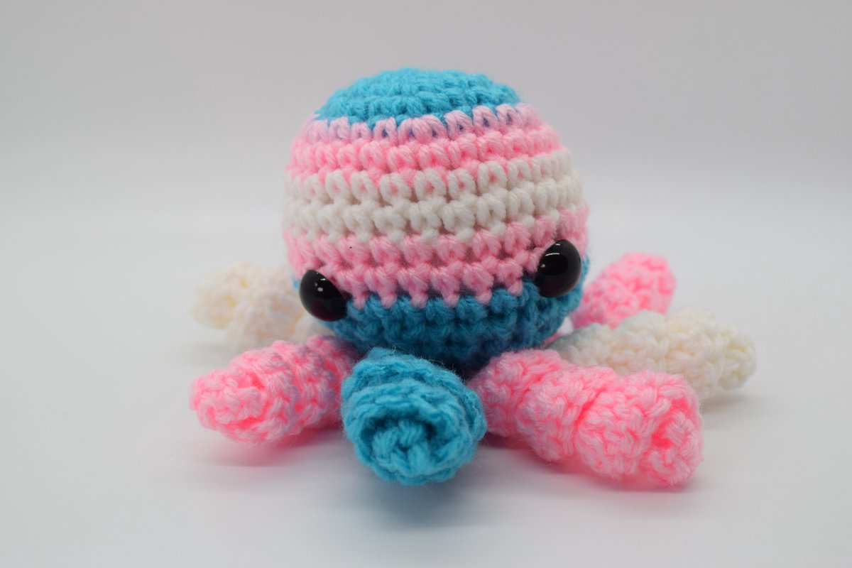DoctorJCrochet's tweet photo. Spotlight on some of the #TransPride animals I've created in honor of my wife who is celebrating her first pride being out! #Pride #Pride2022 #lgbtq https://t.co/npsTOLfoGY
