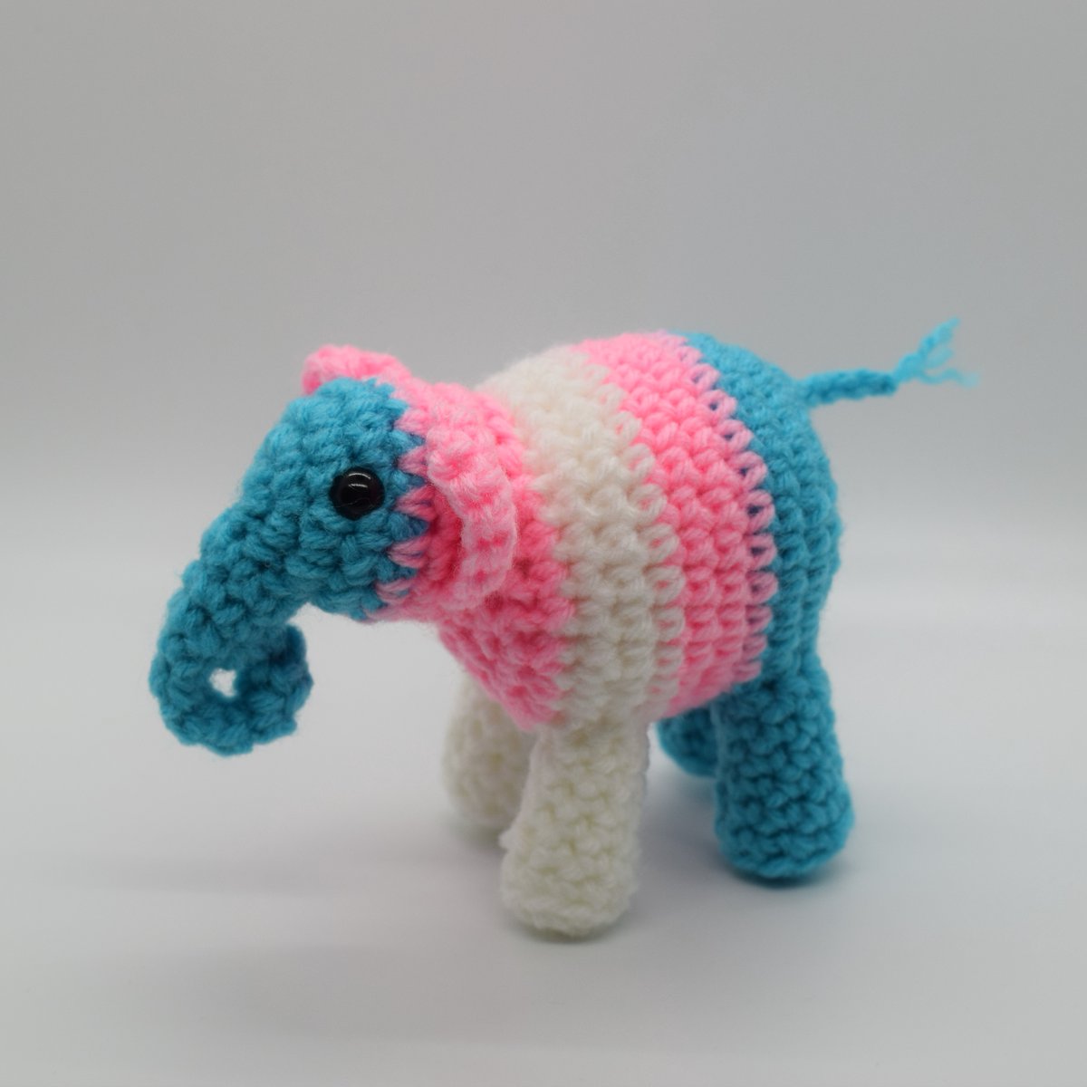DoctorJCrochet's tweet photo. Spotlight on some of the #TransPride animals I've created in honor of my wife who is celebrating her first pride being out! #Pride #Pride2022 #lgbtq https://t.co/npsTOLfoGY