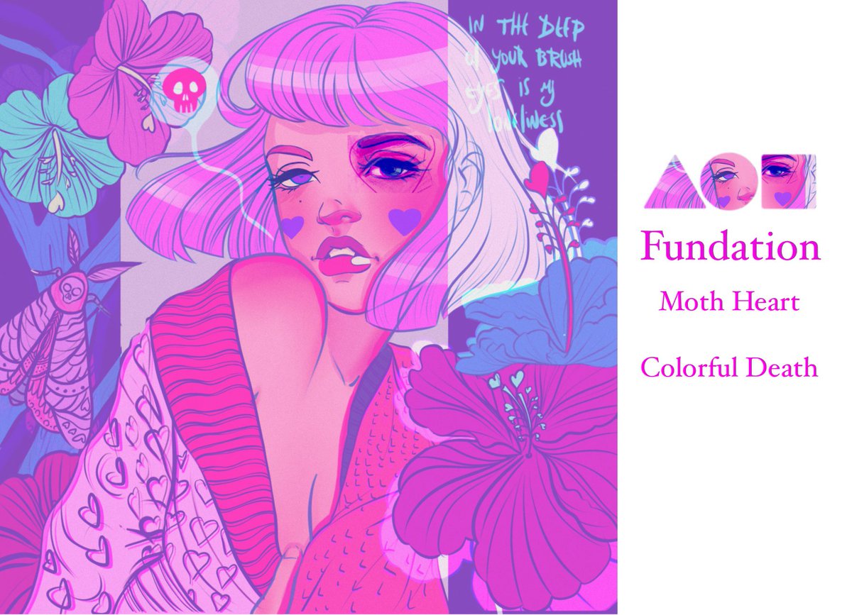 Available <a href="/foundation/">Foundation 🌐</a> Moth Heart - from Colorful Death Collection 

0.22 $ETH

foundation.app/@EricaLinhares…

#nftart #NFTs #NFTCommunity #nftcollector #NFTartists