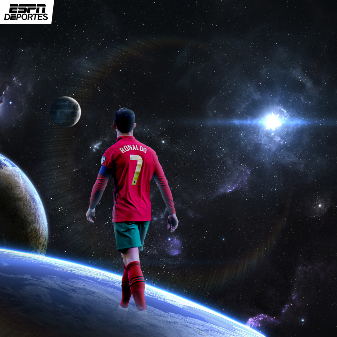 ESPNDeportes's tweet photo. Cristiano Ronaldo es el primer jugador masculino en marcar 100 goles (sin penales) en selecciones. 🔥 ⚽️ https://t.co/rLZtQYS95u
