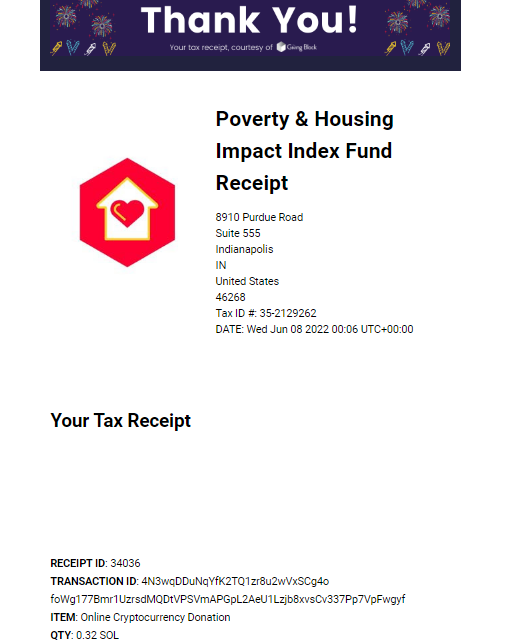TheHopefulNFT's tweet photo. 0.32 SOL donated from the latest mints!

Thank you kind stranger and @TheGivingBlock! https://t.co/ql862DuKdA