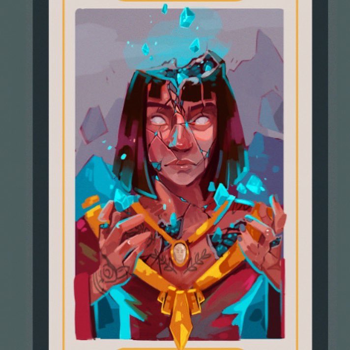 Kalegiro's tweet photo. Color comp for “Idiot” from the Deck of Many
#dnd #deckofmany https://t.co/Ub2XpyQRDM