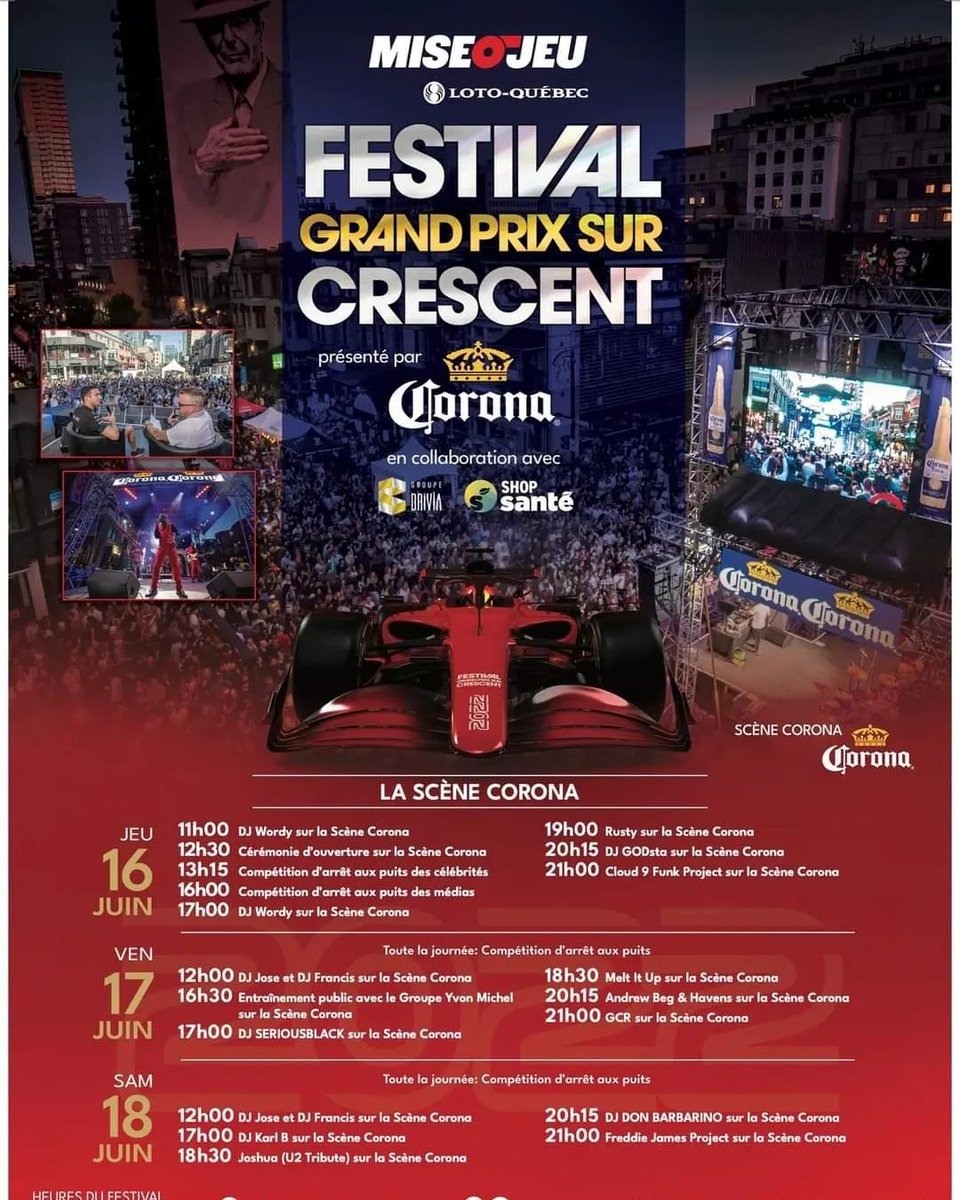 FestGPCrescent's tweet photo. Nous sommes de retour avec notre plus grande édition à ce jour ! 16, 17 et 18 juin, au coin Crescent/de Maisonneuve ! 
 
We are back to kick off with our biggest edition to date! June 16, 17 and 18 at the corner Crescent/de Maisonneuve! 

#crescentstreet #grandprixfestival #gp22 https://t.co/PTzIA9qtrZ