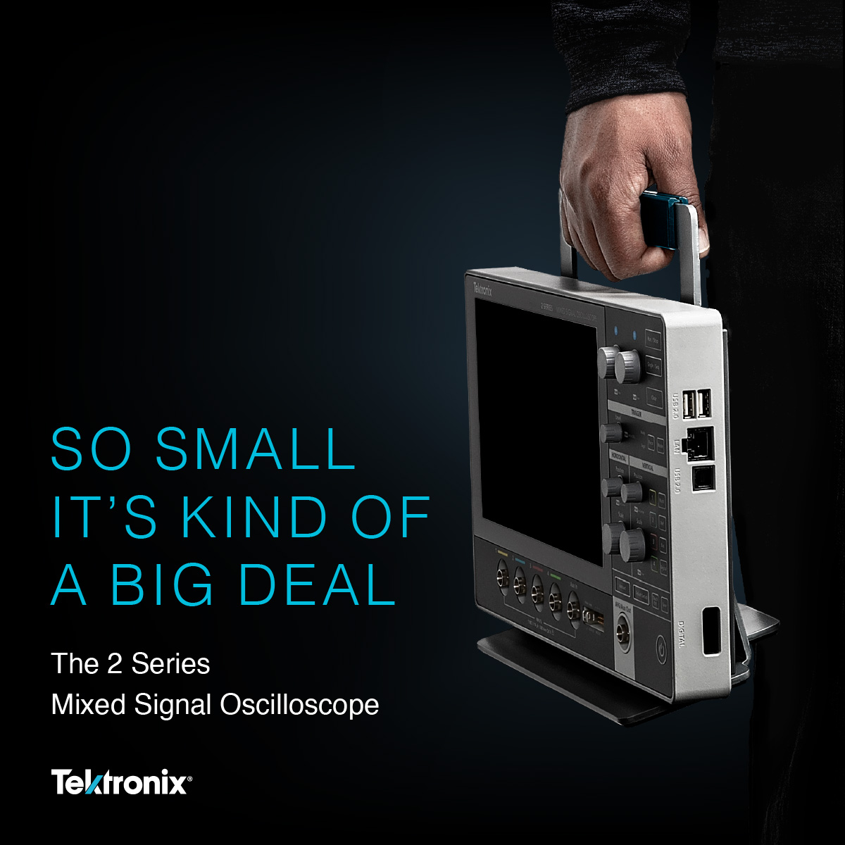 Next Gen Tek Revealed - So small it’s kind of a big deal! Tektronix's 2 Series Touchscreen MSO is just 1.5" thick, <4 lbs and goes seamlessly from bench to field and back again with up to 8 hours of battery life.
tektronix.testmart.com/c/2SeriesMSO/
#oscilloscope #tektronix #testequipment