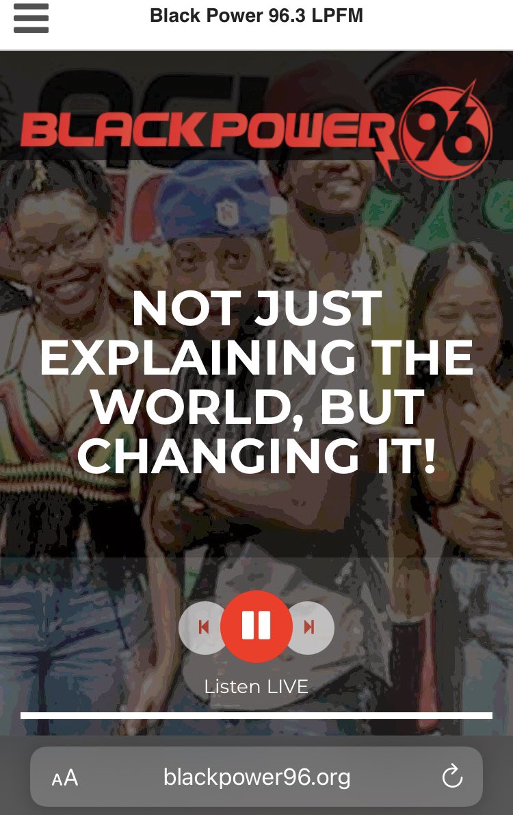 _InPDUM's tweet photo. * We don’t own podbean or YouTube but we do own #BlackPower96FM https://t.co/JwZ32UluLq “We” are the African working class under the revolutionary leadership of the @APSPusa & Chairman @OmaliYeshitela https://t.co/4PZEZ9QXbL