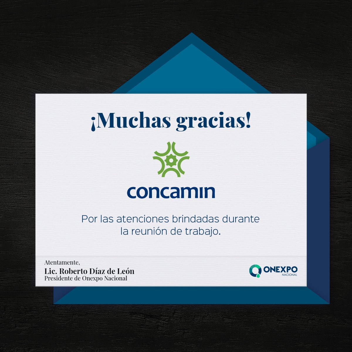 robertoddel's tweet photo. A nombre del Comité Directivo de @OnexpoNacional, y a título personal, agradezco a @abugaberjose, Presidente de @CONCAMIN, a @AMalagonB, @ReguloSalinasGa y a todo el equipo #CONCAMIN por las atenciones brindadas durante la reunión virtual de trabajo que sostuvimos.
Muchas gracias https://t.co/c7cVQEXnKR